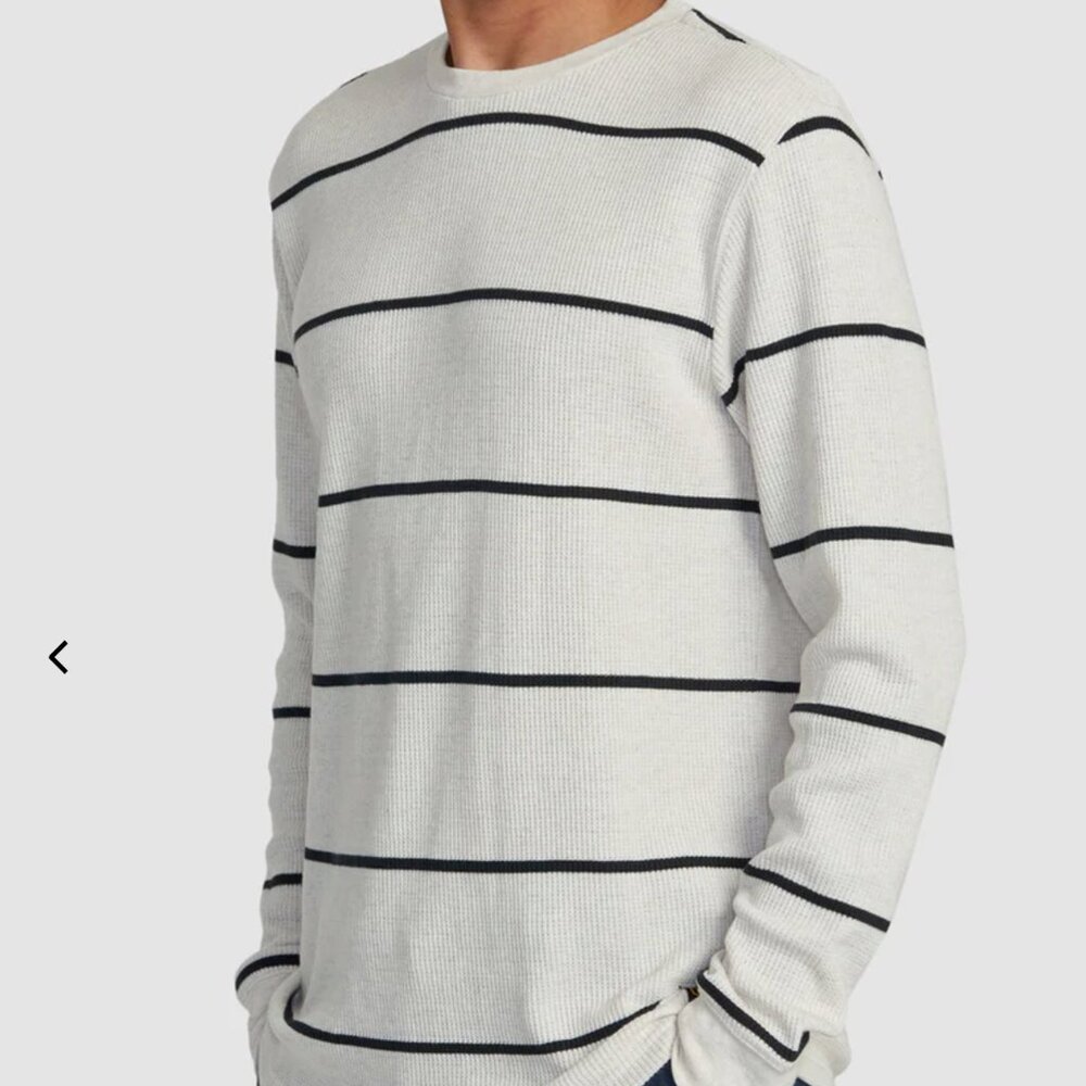 Dayshift Collection Dayshift Thermal Stripe Long Sleeve Top